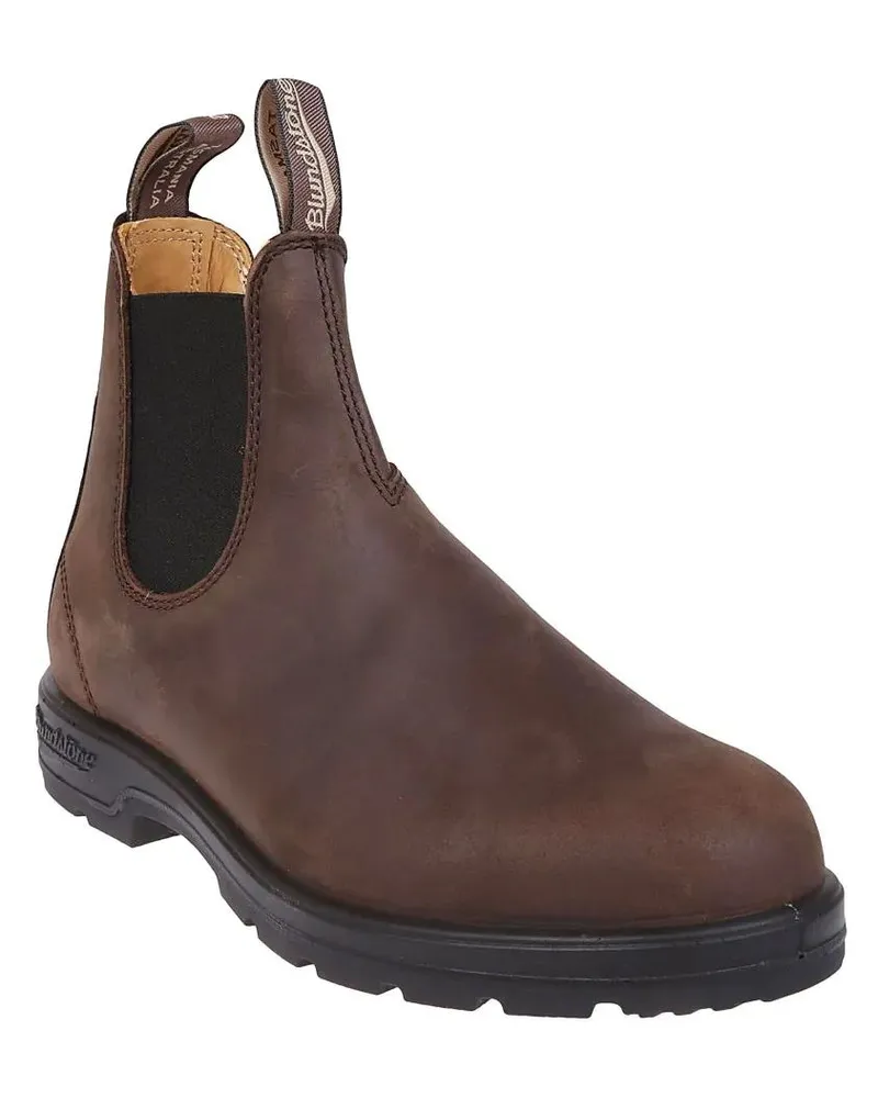 BLUNDSTONE Stiefel Classic Ankle-High Brown Leather Boots grau Grau