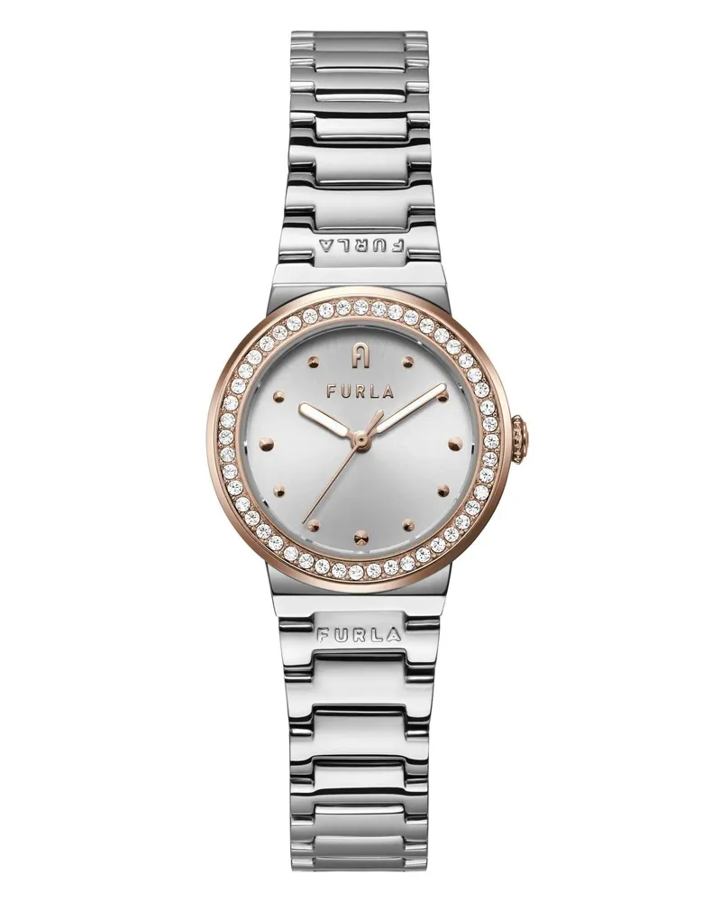Furla Uhren Quarz-Analoguhr  Tortona silver Silber
