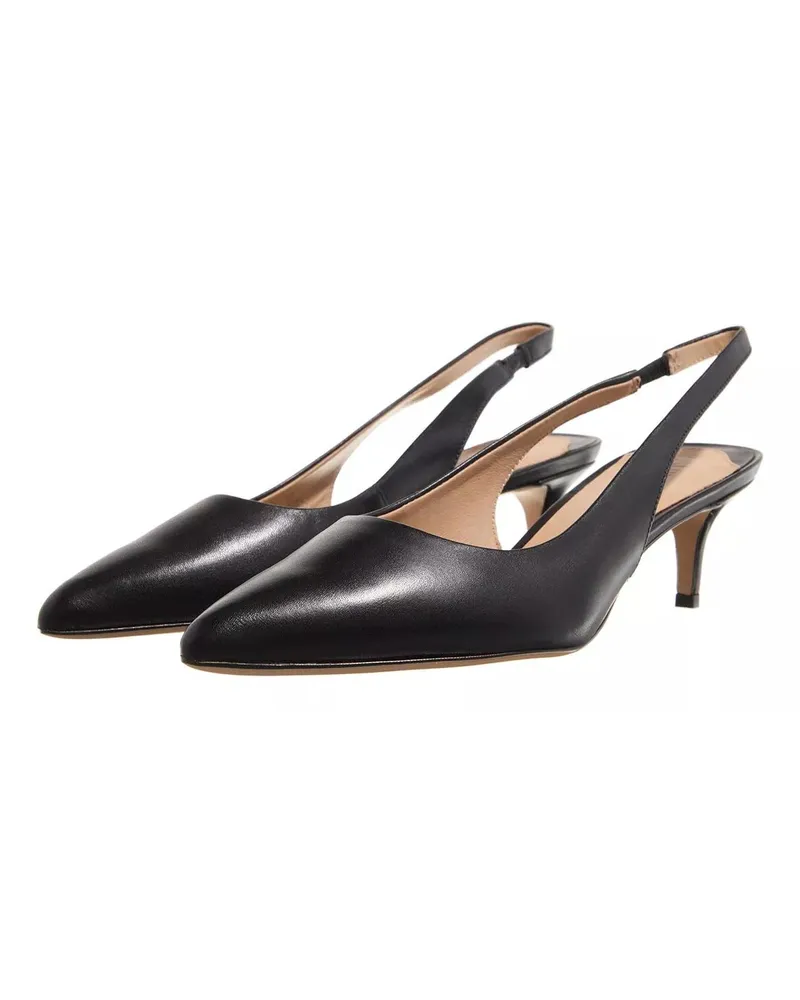Ralph Lauren Sandaletten mit Absatz Lolah Ii-Pumps-Slingback schwarz Schwarz