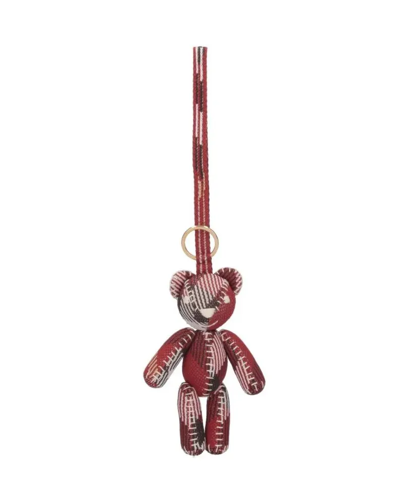 Burberry Schlüssel- & Taschenanhänger "Thomas" Bear Keychain – Red red Rot