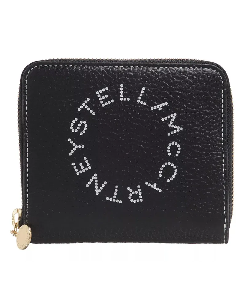 Stella McCartney Portemonnaie Logo Wallet Schwarz