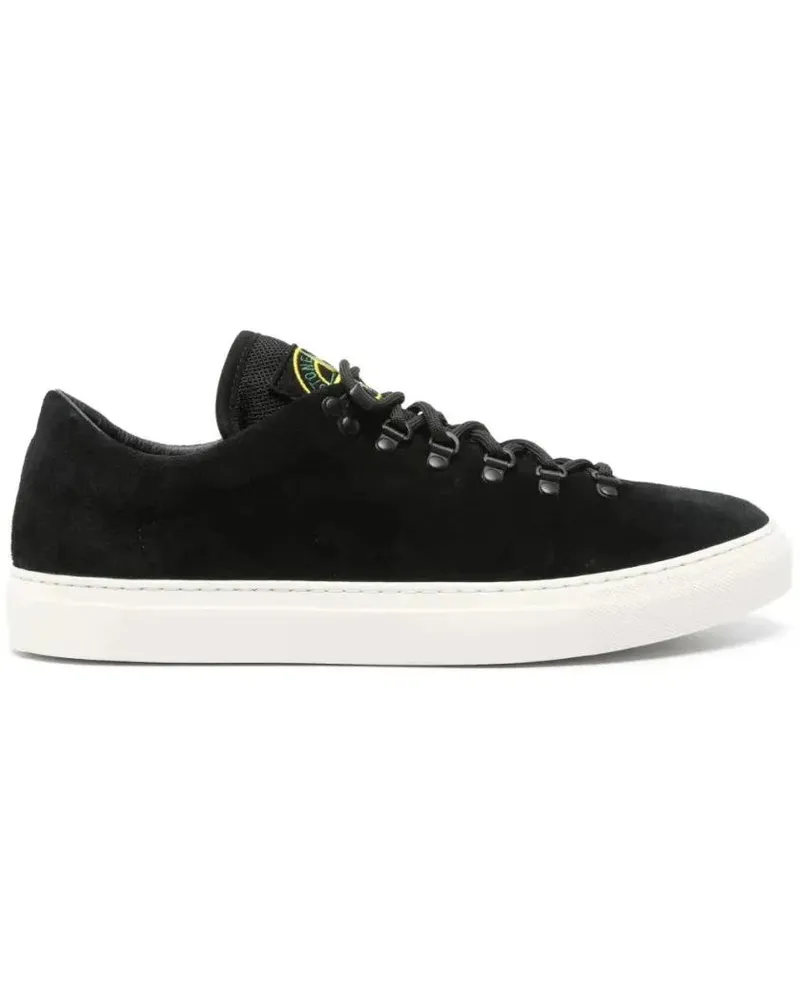 Stone Island Low-Top Sneaker Compass-Patch Sneakers schwarz Schwarz