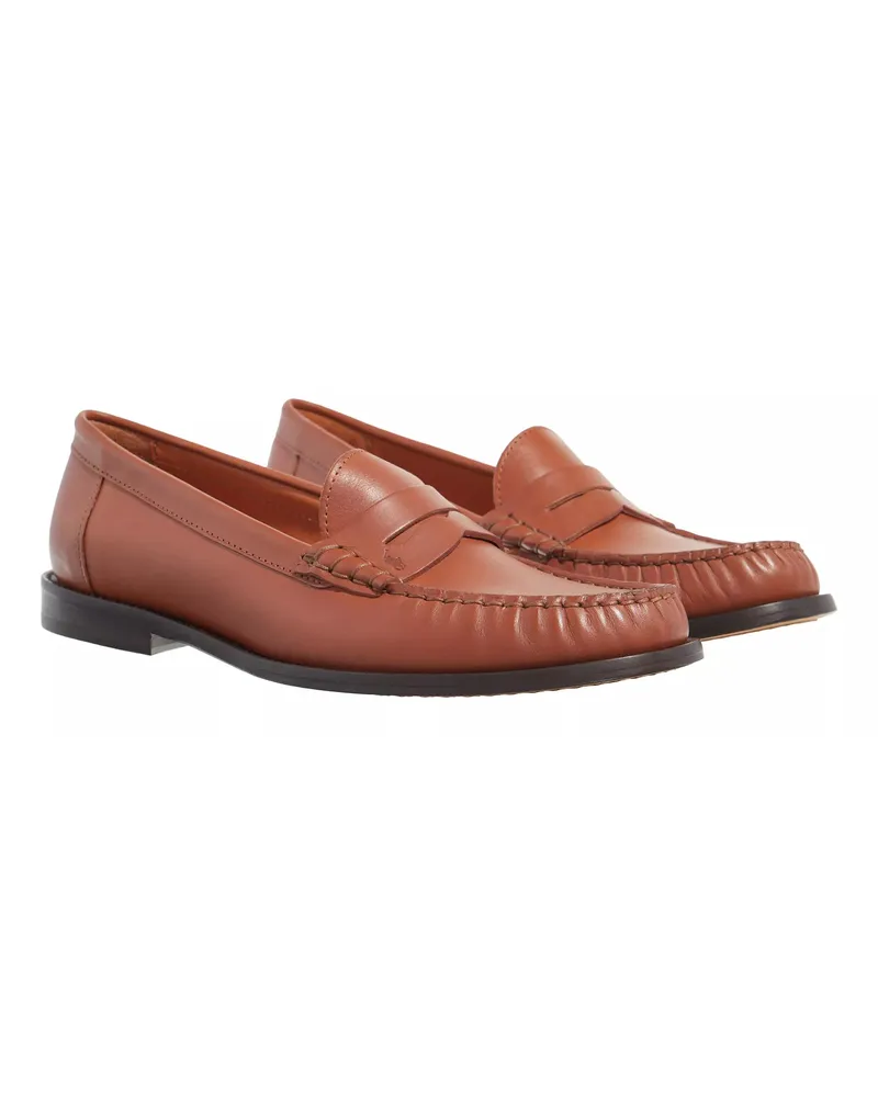 Ralph Lauren Loafer Polo Loafer Flats braun Braun