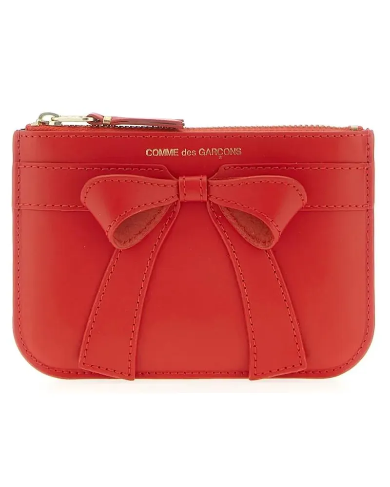 Comme des Garçons Portemonnaie 'Bog Bow' Purse rot Rot