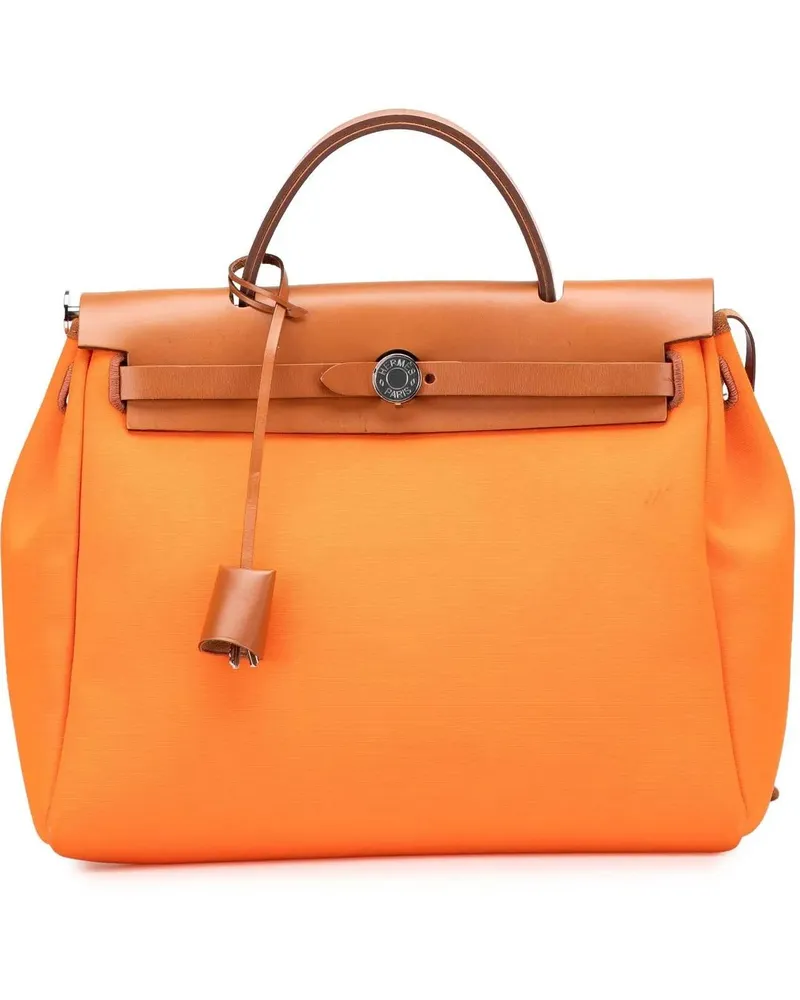 Hermès Hobo Bags 2023 Toile Herbag Zip 31 orange Orange