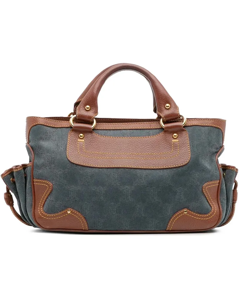 Celine Crossbody Bags Macadam Denim Boogie Handbag blau Blau