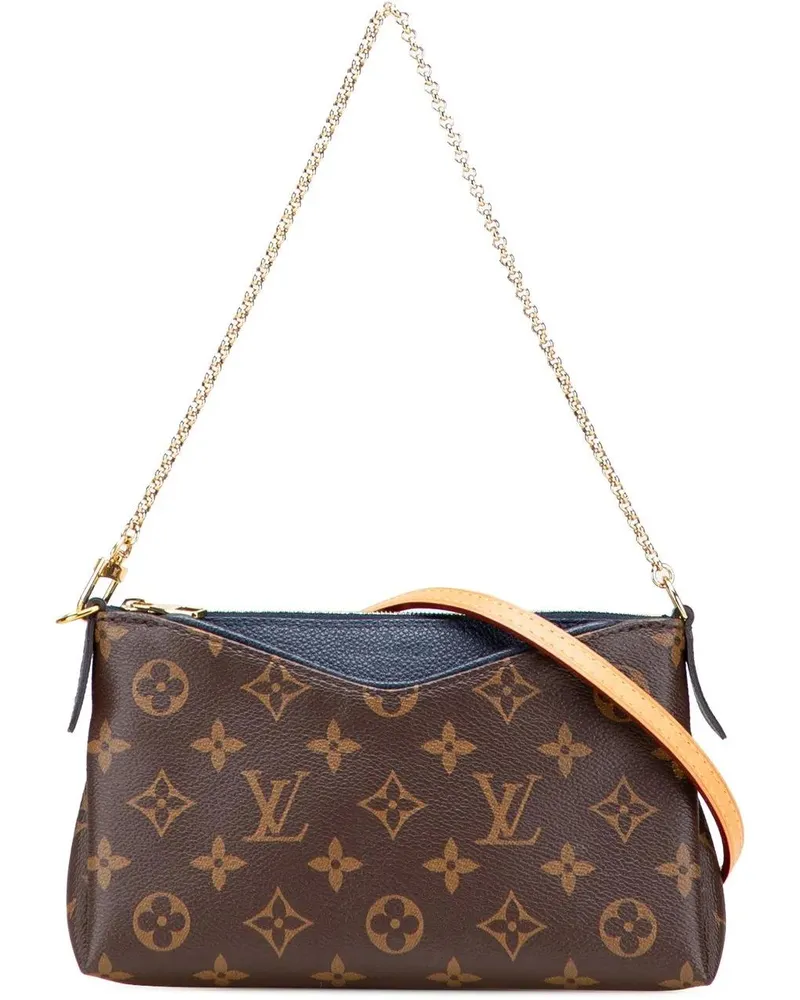 Louis Vuitton Hobo Bags Monogram Pallas Clutch braun Braun