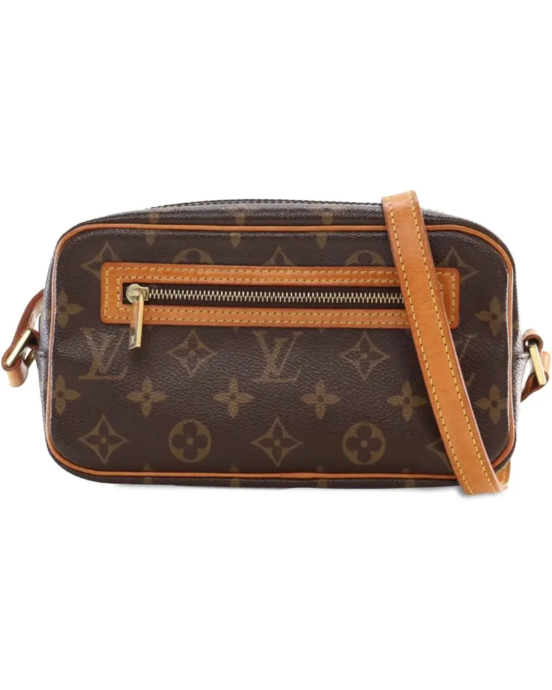 Louis Vuitton Hobo Bags 2001 Monogram Pochette Cite braun Braun