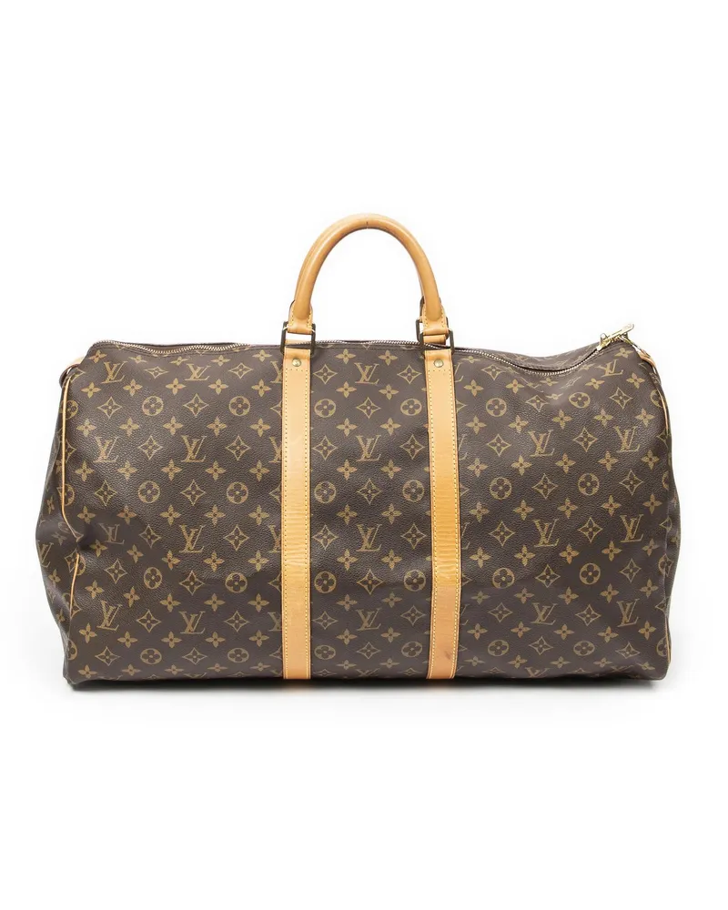 Louis Vuitton Crossbody Bags Keepall 55 braun Braun
