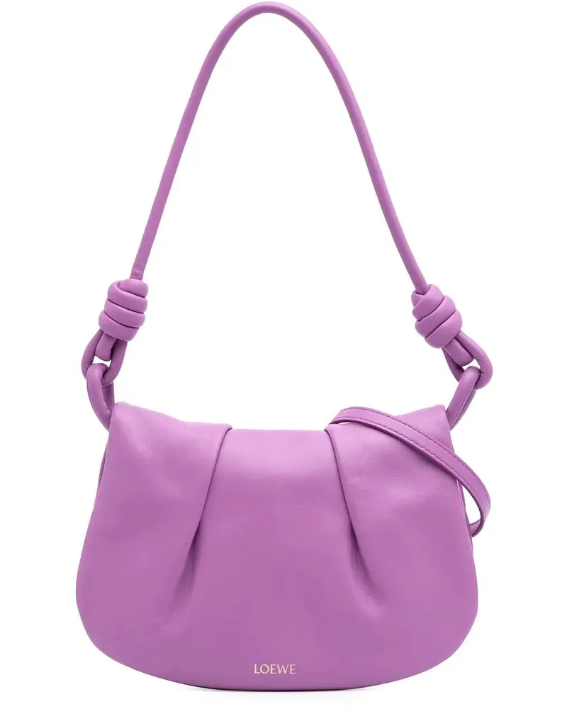 Loewe Hobo Bags 2023 Shiny Calfskin Paseo Satchel orange Orange