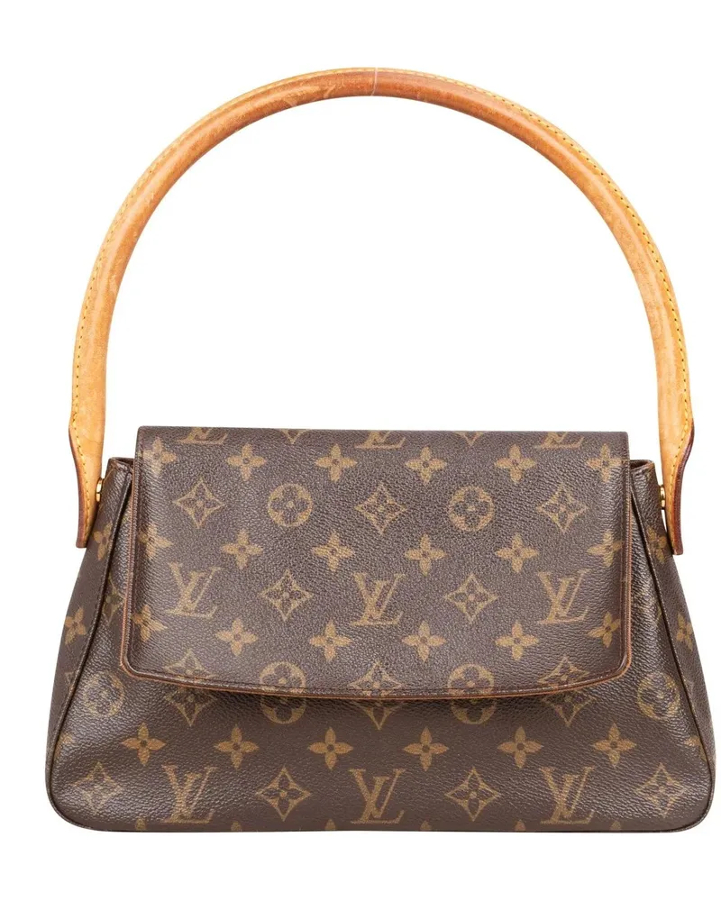 Louis Vuitton Crossbody Bags  Canvas Monogram Looping PM Handbag braun Braun