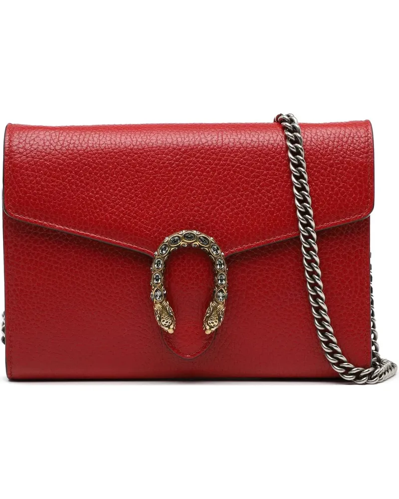 Gucci Hobo Bags Leather Dionysus Wallet on Chain rot Rot