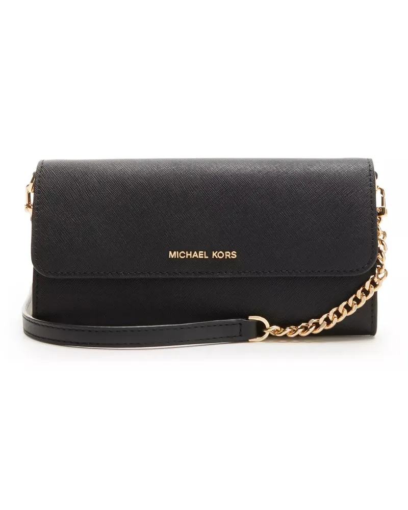 Michael Kors Hobo Bags Large Wallet On Chain schwarz Schwarz
