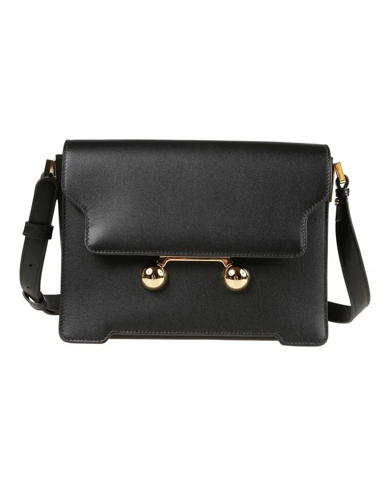 Marni Hobo Bags Medium Rectangular Shoulder Bag schwarz Schwarz