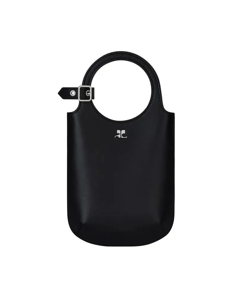 Courrèges Hobo Bags Slim Holy Bag schwarz Schwarz