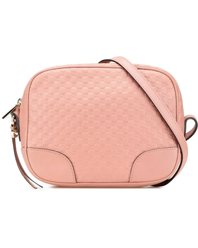 Gucci Hobo Bags 2000-2015 Microssima Bree Crossbody pink Rosa