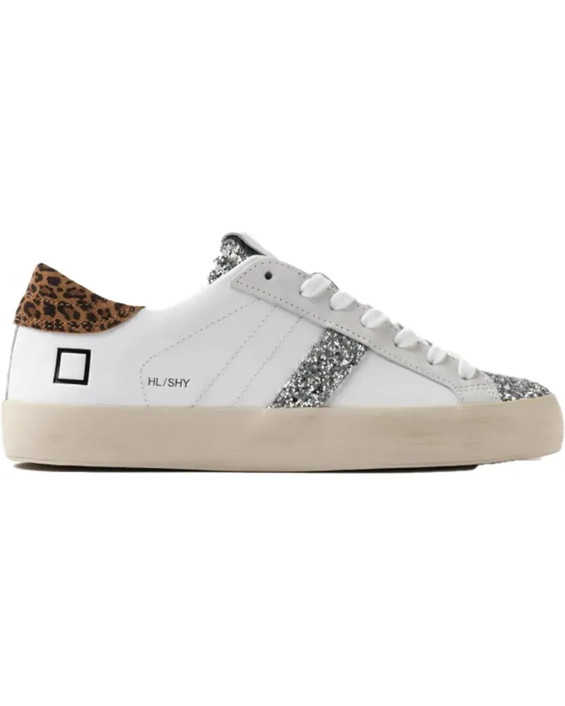 D.A.T.E. Low-Top Sneaker . Sneakers Biancoleopardato weiß Weiß
