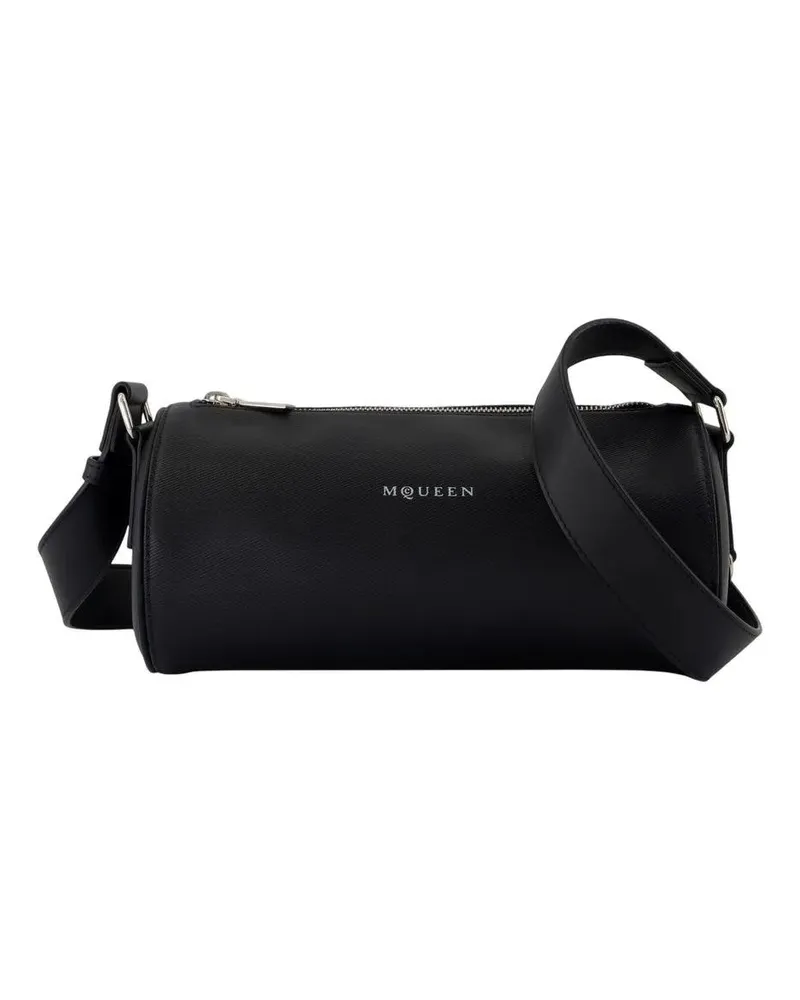 Alexander McQueen Hobo Bags Mcqueen Roller Small Crossbody - Canvas - Black schwarz Schwarz