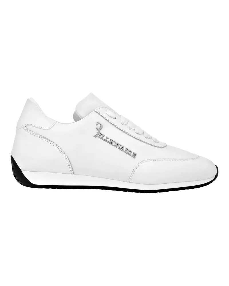 Billionaire Low-Top Sneaker Runner Sneaker weiß Weiß