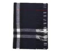Tücher & Schals Classic Check Cashmere Scarf With Fringed Edges schwarz