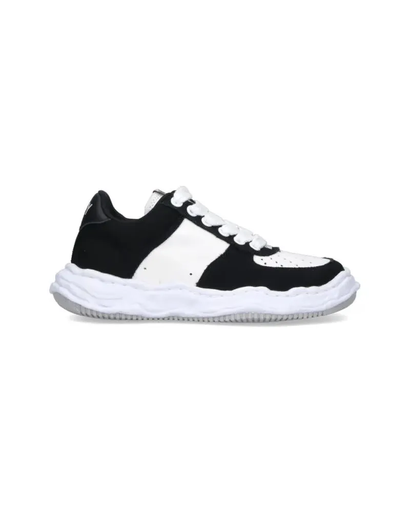 MIHARAYASUHIRO Low-Top Sneaker Low-Top Sneakers With Round Toe Design schwarz Schwarz
