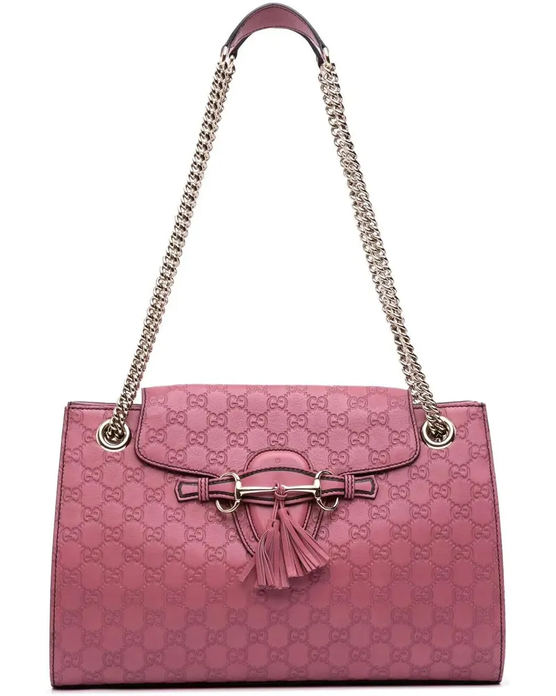 Gucci Hobo Bags Large ssima Emily Shoulder Bag rosa Gold