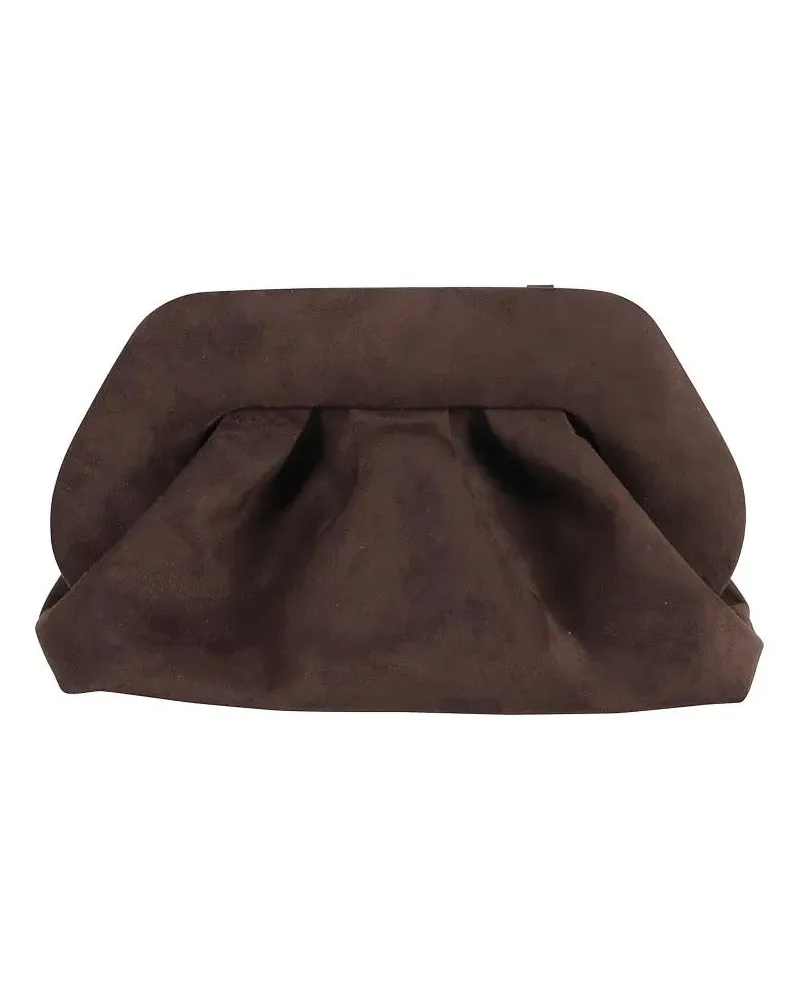 THEMOIRÈ Clutches Tia Suede-Like Bag schwarz Schwarz