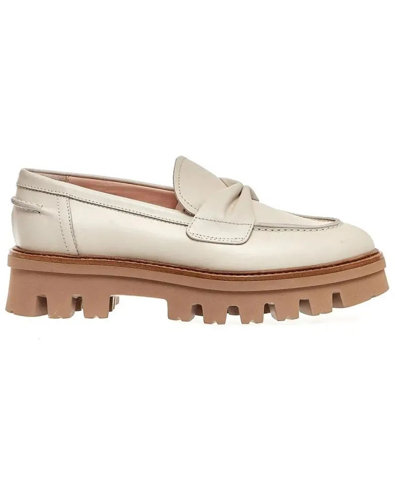 Tory Burch Chalk Nappa Moccasins weiß Weiß
