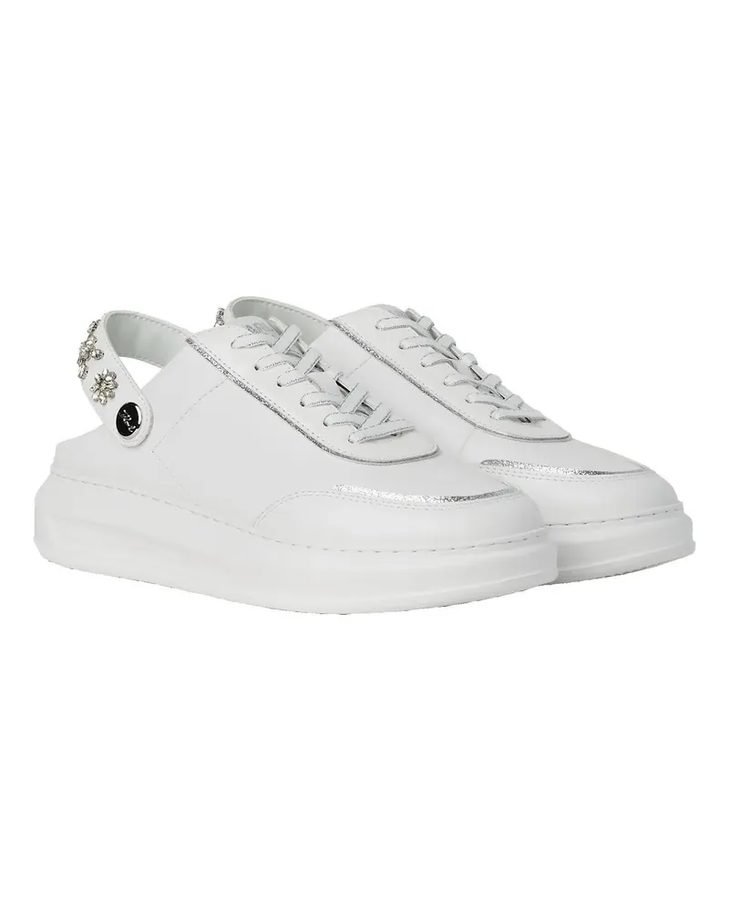 Karl Lagerfeld Low-Top Sneaker Kapri Florastone Sling weiß Weiß