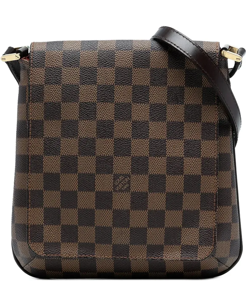 Louis Vuitton Hobo Bags Damier Ebene Musette Salsa Long Strap braun Braun
