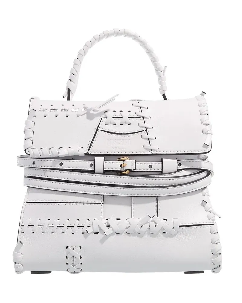 Moschino Beuteltaschen Nappa weiß Weiß