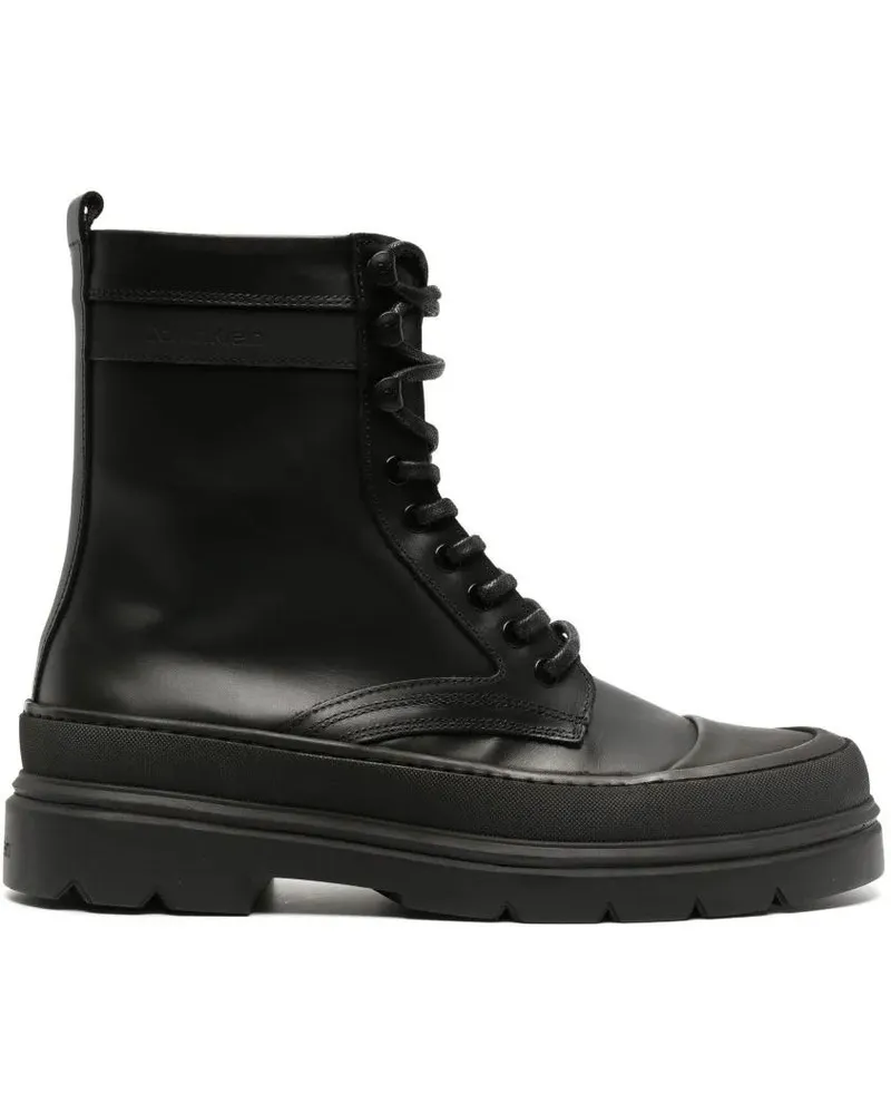 Calvin Klein Stiefel Lace Up Boot High schwarz Schwarz