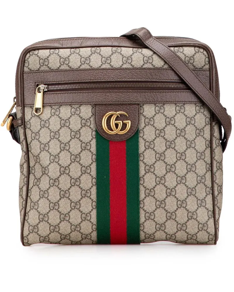 Gucci Hobo Bags Medium GG Supreme Ophidia Crossbody braun Braun