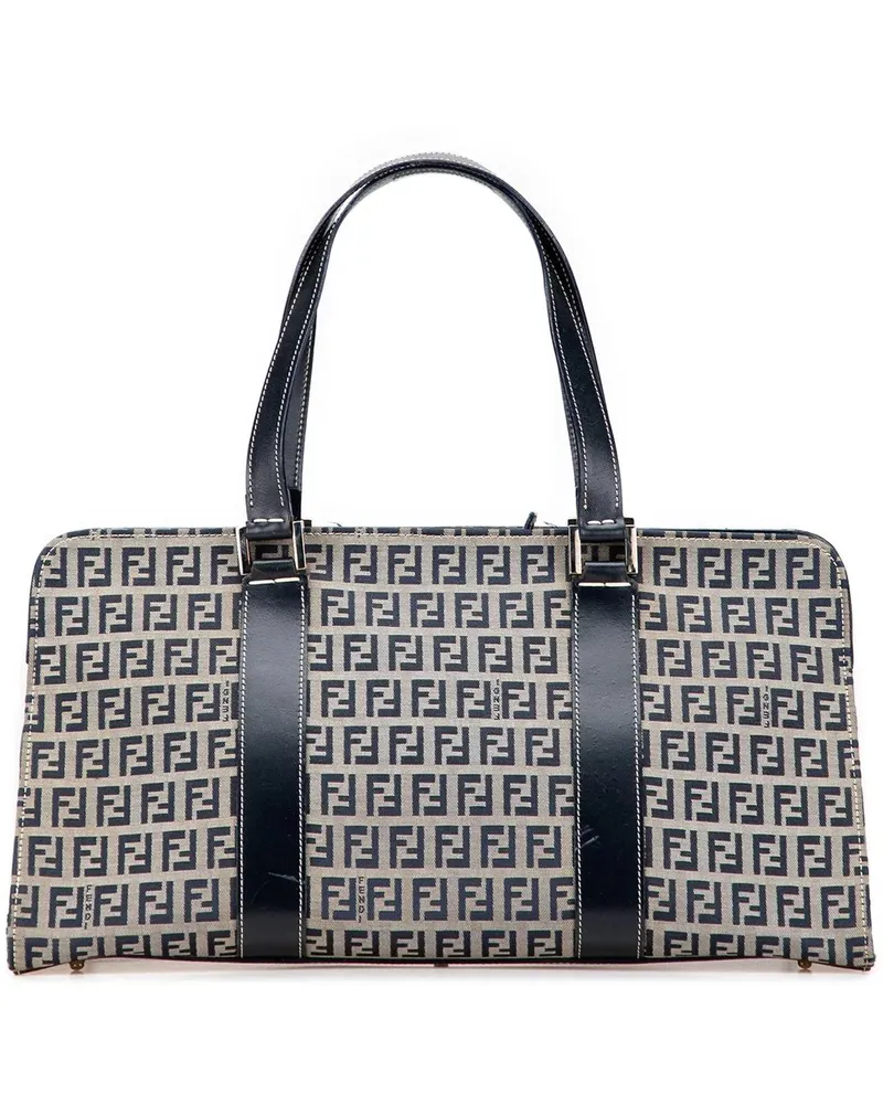 Fendi Crossbody Bags Zucchino Canvas Handbag grau Grau
