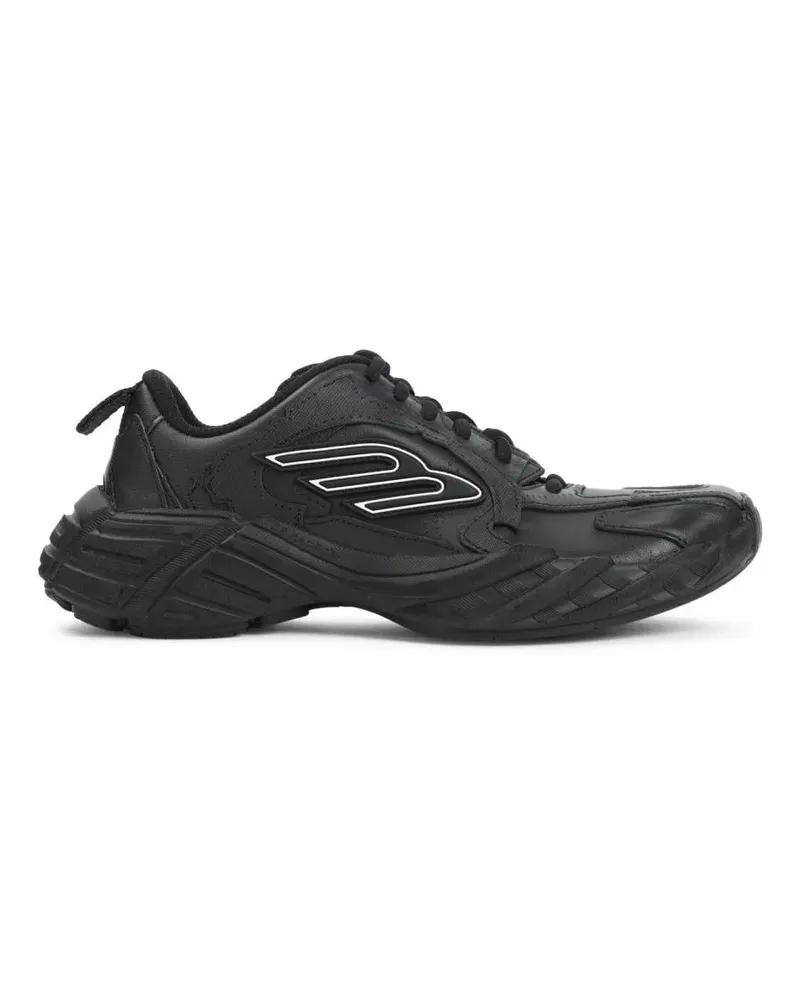 Balenciaga Low-Top Sneaker Leather Monday Sneakers schwarz Schwarz