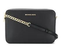 Hobo Bags Saffiano Leather Crossbody Bag schwarz