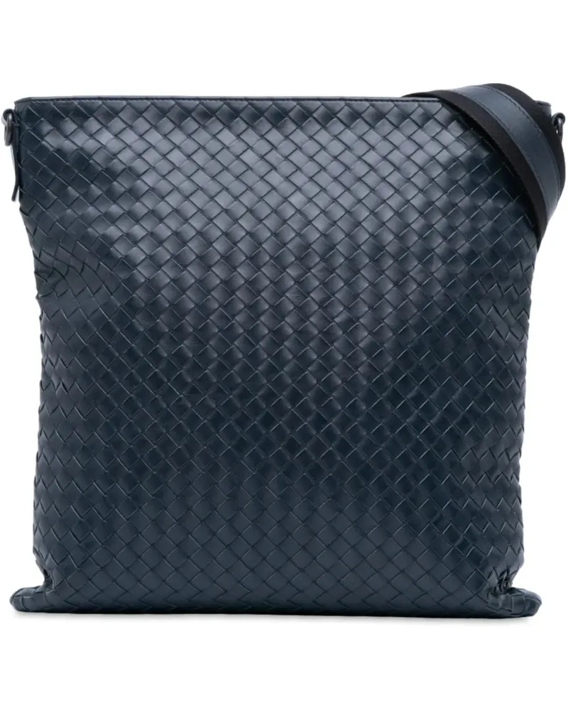 Bottega Veneta Hobo Bags Nappa Intrecciato VN Crossbody blau Blau