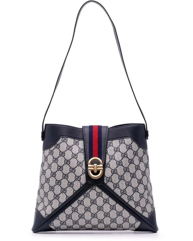 Gucci Hobo Bags GG Supreme Ophidia Shoulder Bag grau Grau