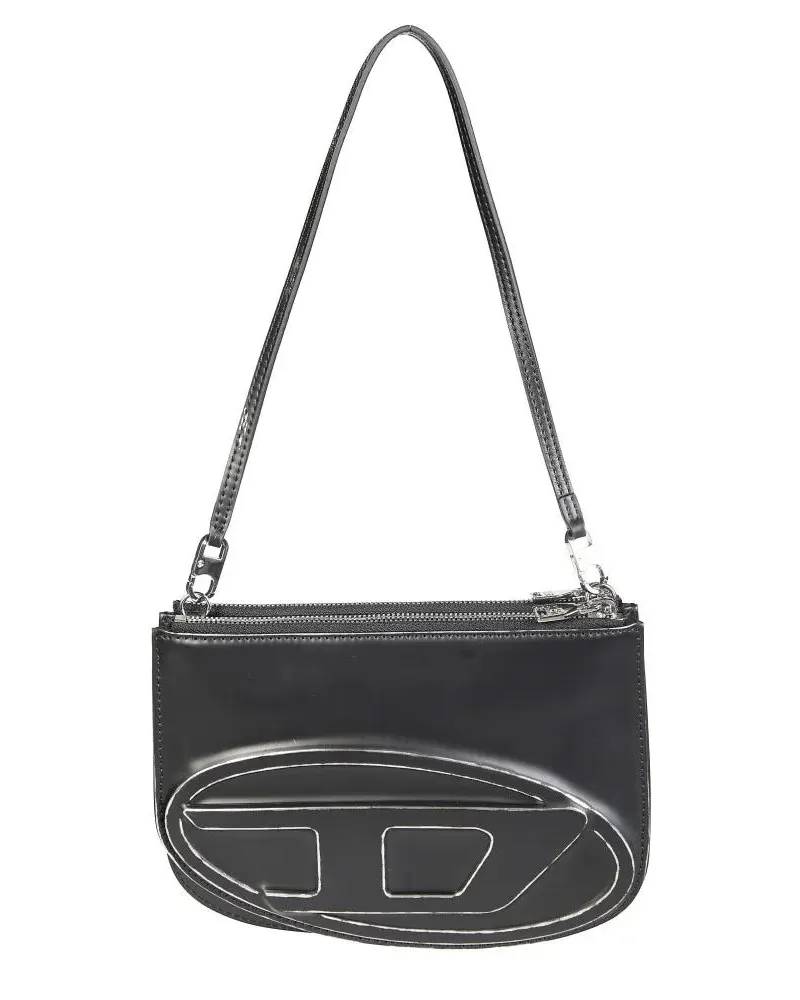 Diesel Hobo Bags Rectangular Shoulder Bag grau Grau