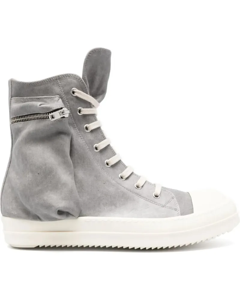 Rick Owens Low-Top Sneaker Denim Cargo Sneaks Pearl/milk/milk grau Grau