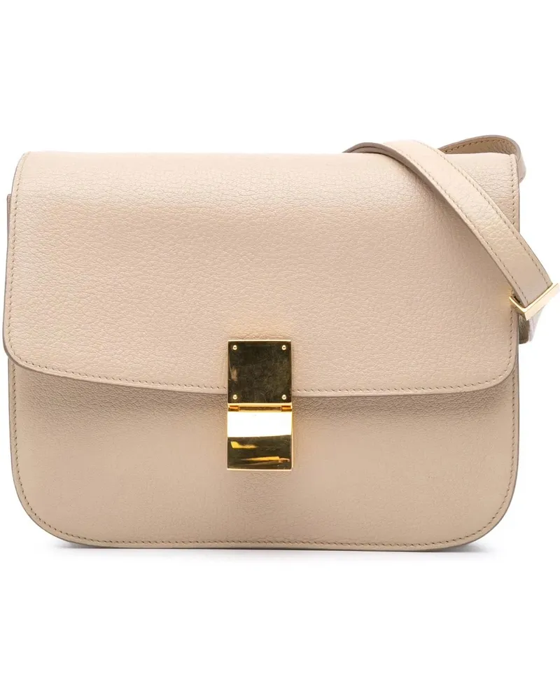 Celine Hobo Bags 2015 Medium Calfskin Classic Box braun Braun