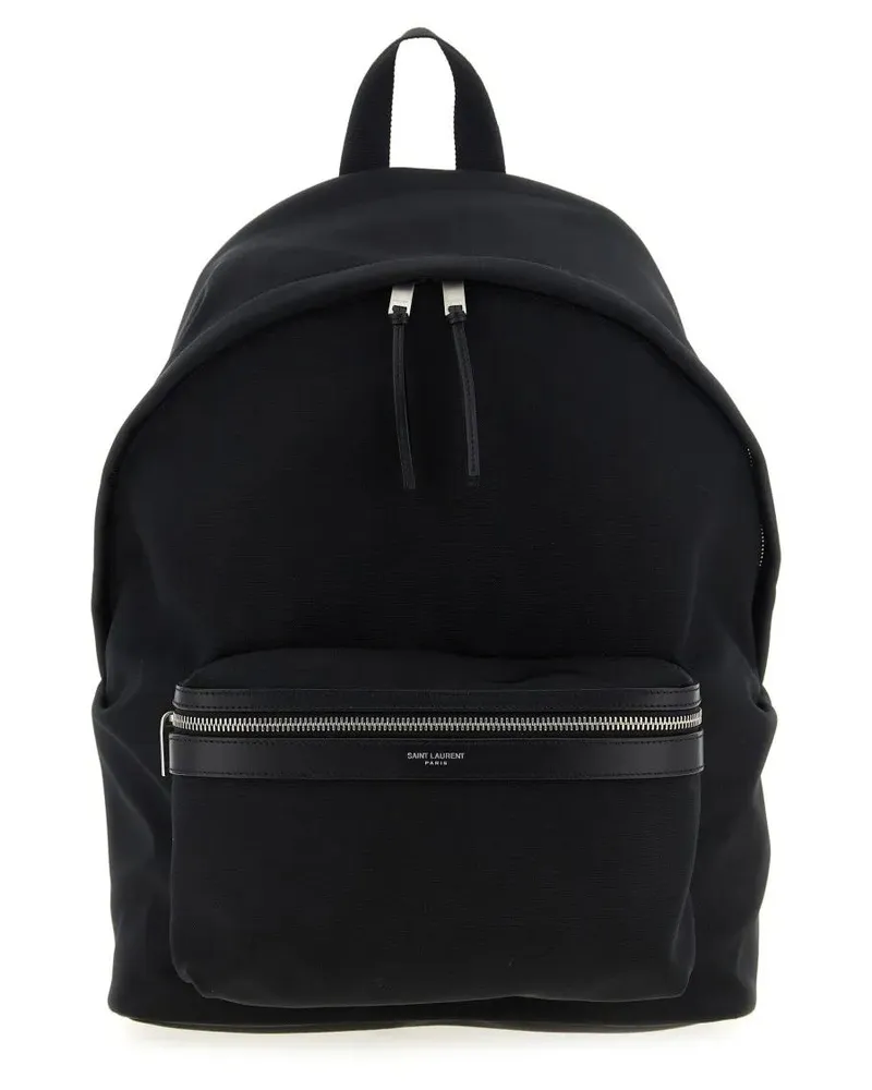 Saint Laurent Rucksäcke Technical Fabric Rucksack schwarz Schwarz