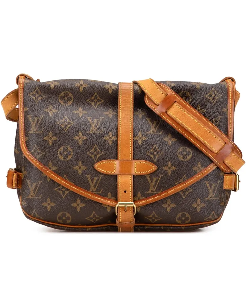 Louis Vuitton Hobo Bags Monogram Saumur 30 braun Braun