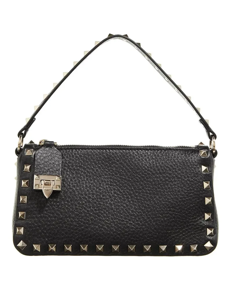 Valentino Garavani Crossbody Bags Small Rockstud Shoulder Bag schwarz Schwarz