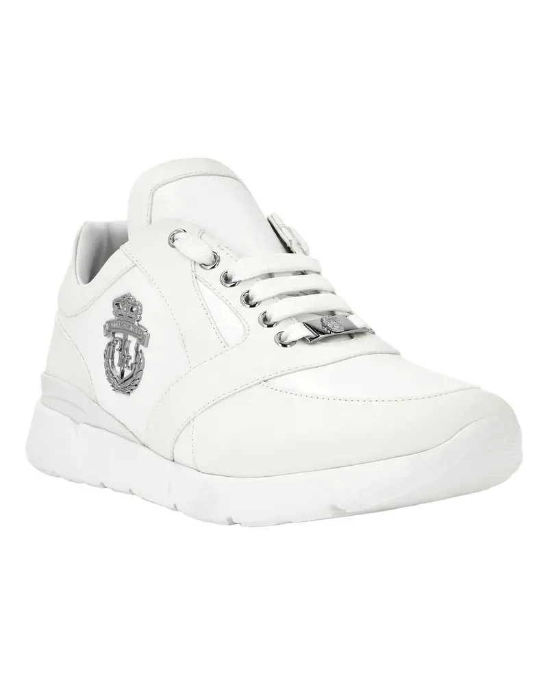 Billionaire Low-Top Sneaker Runner Crest weiß Weiß