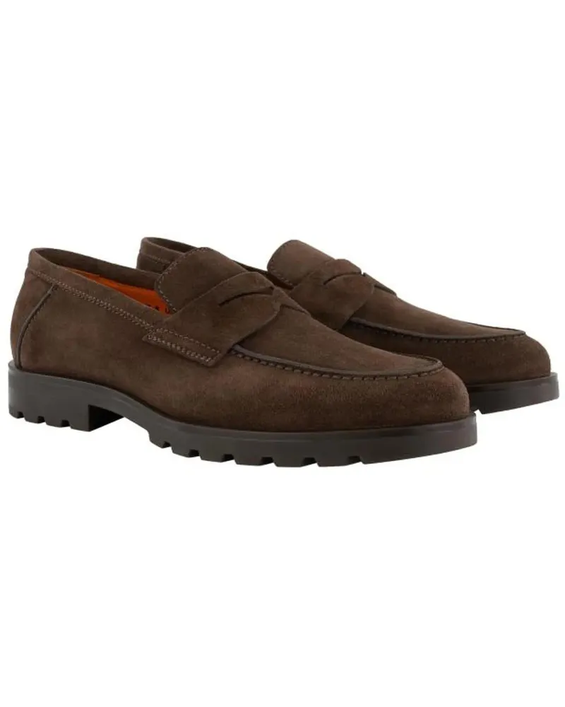 Santoni Loafer Rock-lf-seyt braun Braun