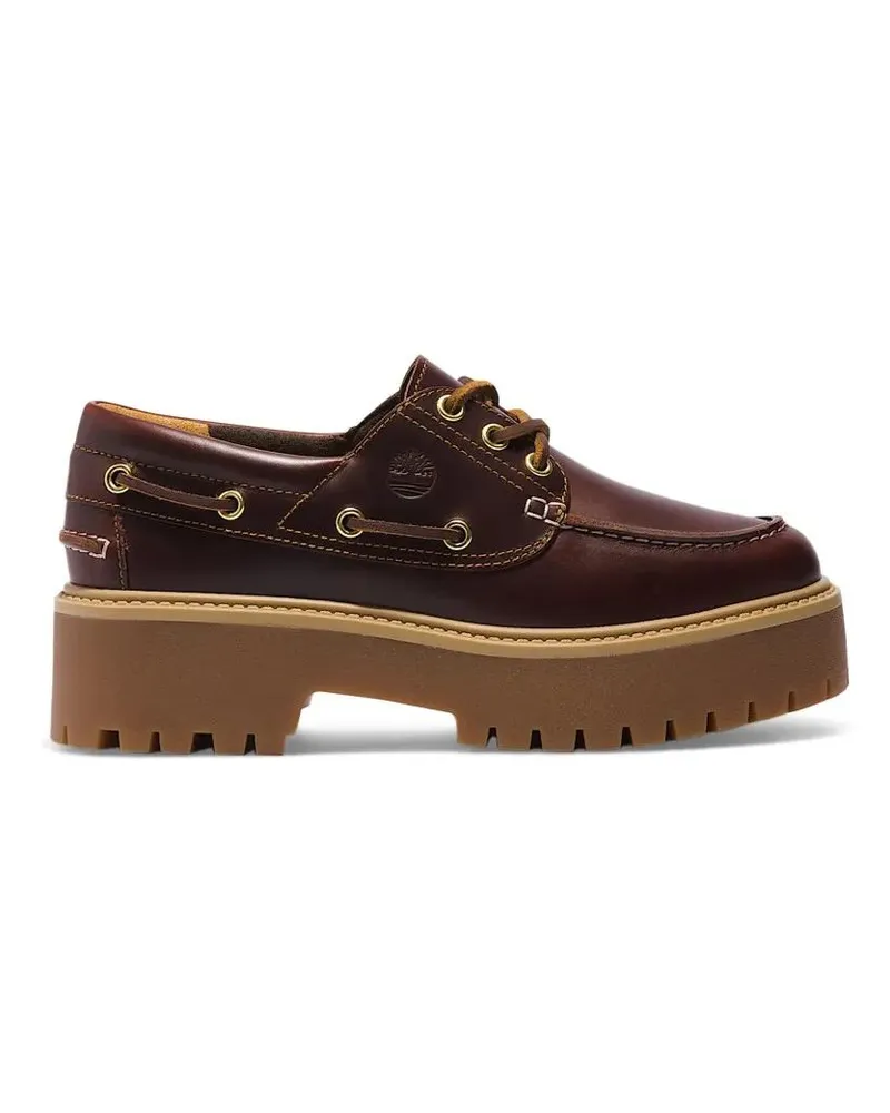 Timberland Classic Boat Shoes With Moc Toe Stitching braun Braun