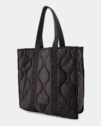 A.P.C. Tote Louise Shopper Bag - Nylon - Black Schwarz