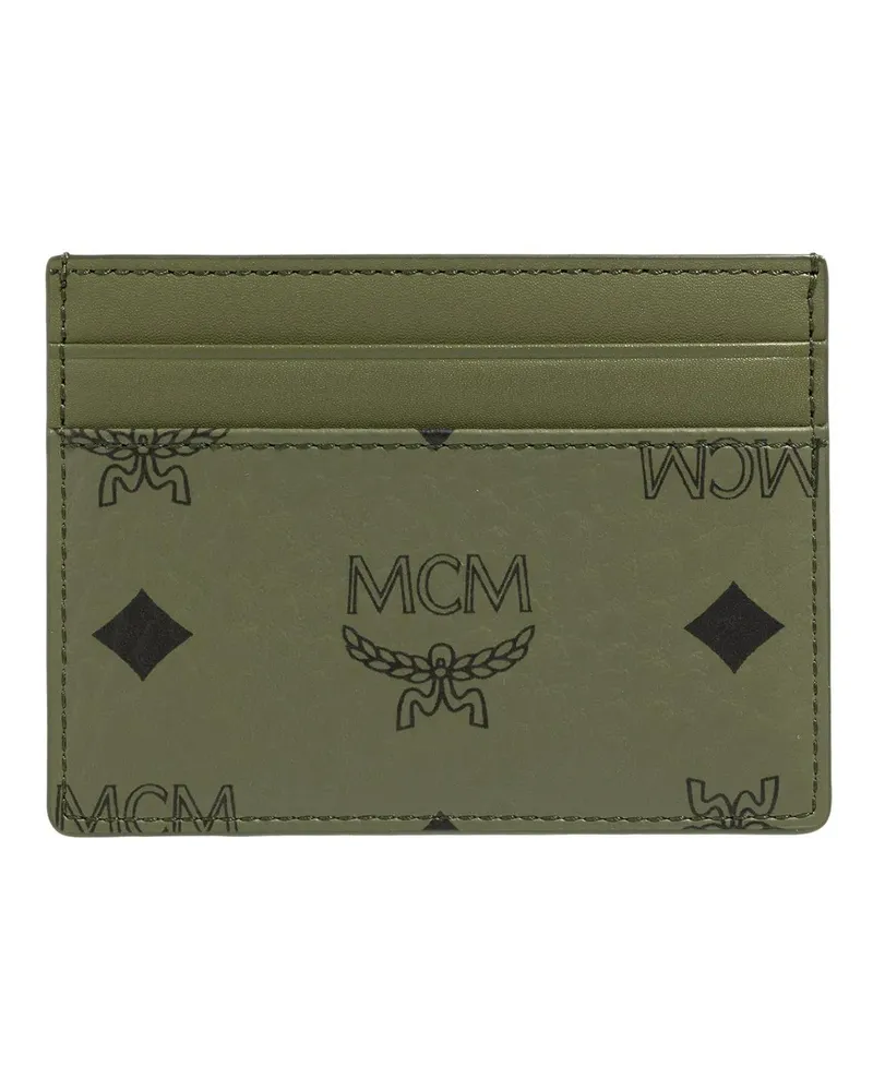 MCM Portemonnaie Aren Card Case Mini grün Grün
