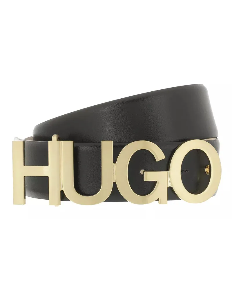 HUGO BOSS Gürtel Zula Belt 4 cm schwarz Schwarz